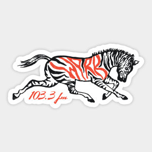 WPRB Zebra Sticker